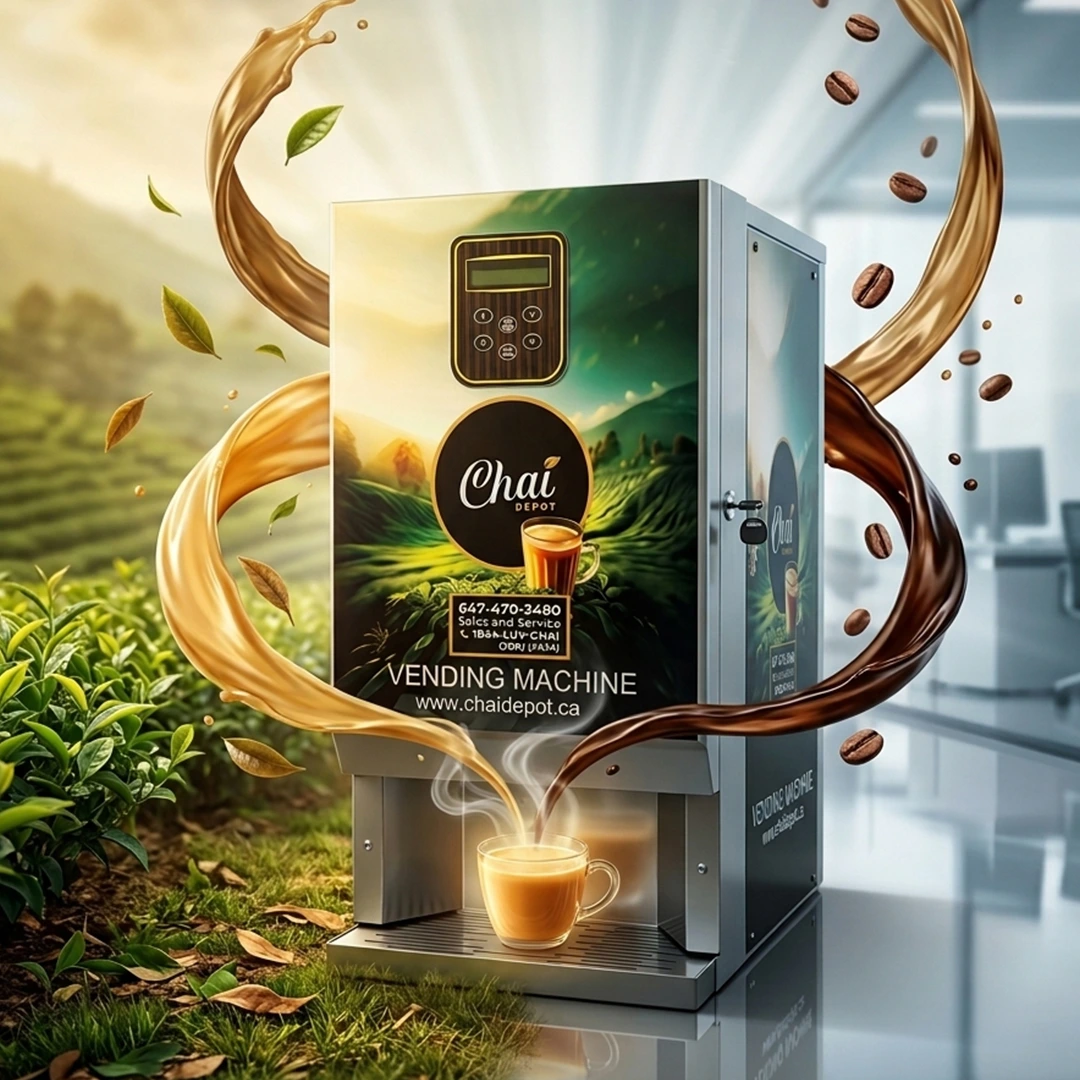 QUADRA Chai and Coffee Vending Machine