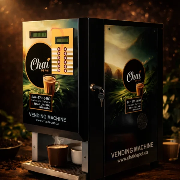 Chaidepot vending machine with chai