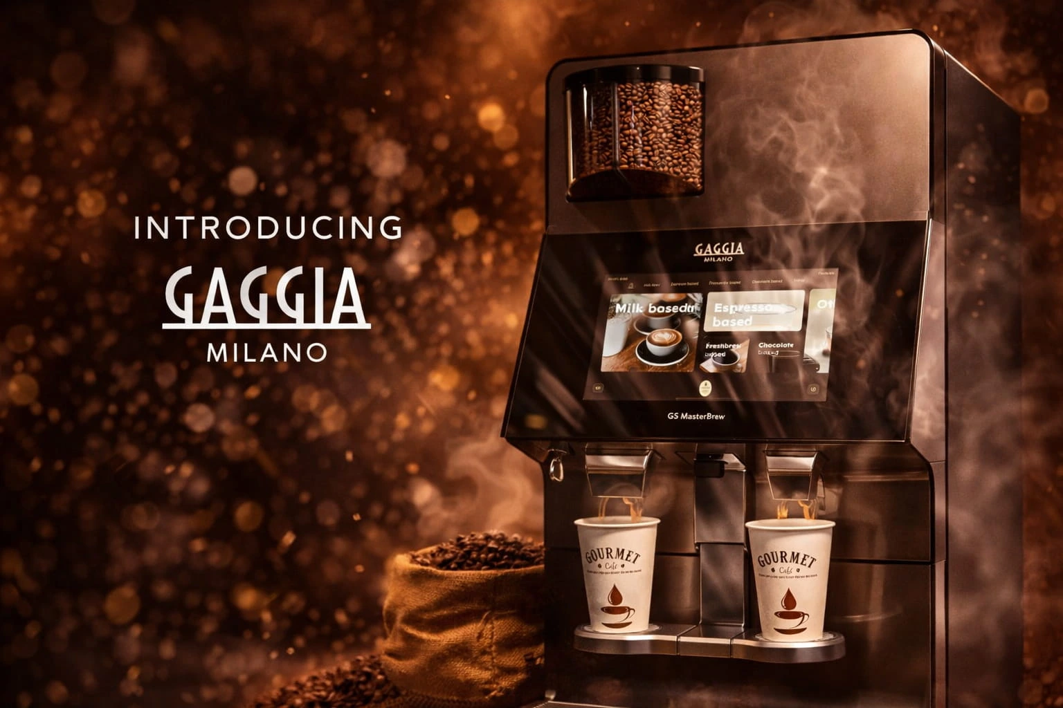 Gaggia Milano coffee vending machine